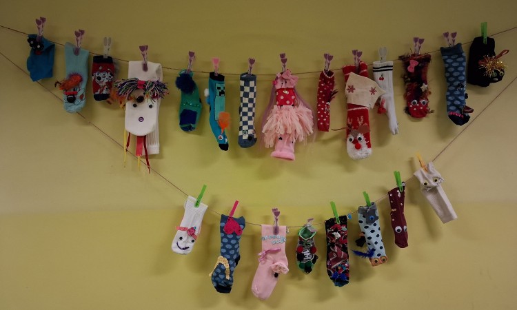 Gdy skarpetki ożywają – twórcza lekcja w klasie 3a