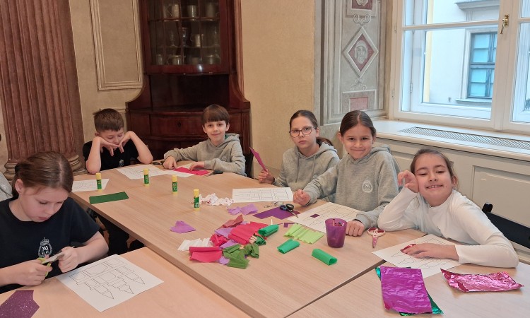 Wystawa Szopek Krakowskich w Pałacu Krzysztofory-wyjście klasy IIIa